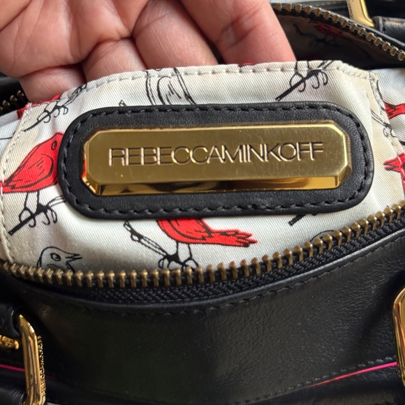 Rebecca Minkoff Black and Pink Shoulder Bag - Picture 12 of 16